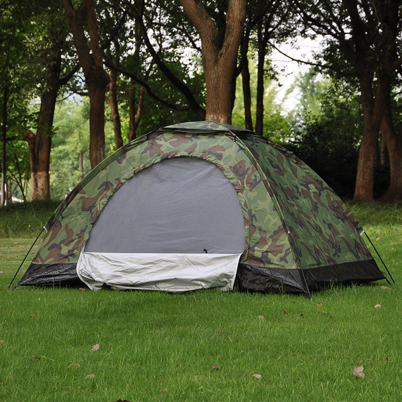 Experience the Great Outdoors with the Double Camouflage Tent