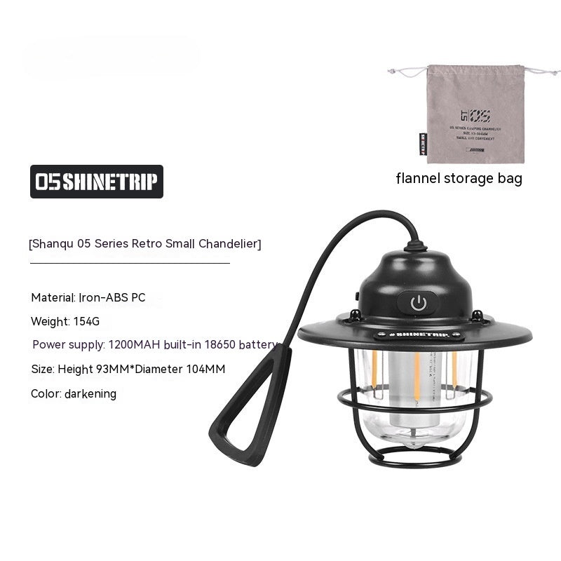Illuminate Your Outdoor Adventures with the Pine Cone Chandelier Light