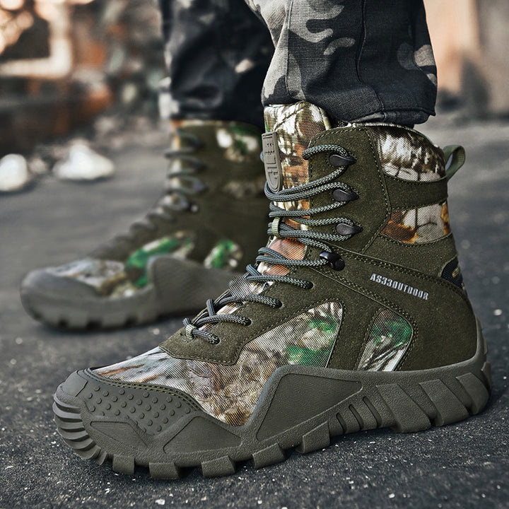 High-Top Tactical Outdoor Hiking Boots For Men