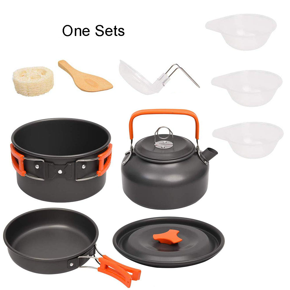 Travel Folding Picnic Tableware Set For Camping