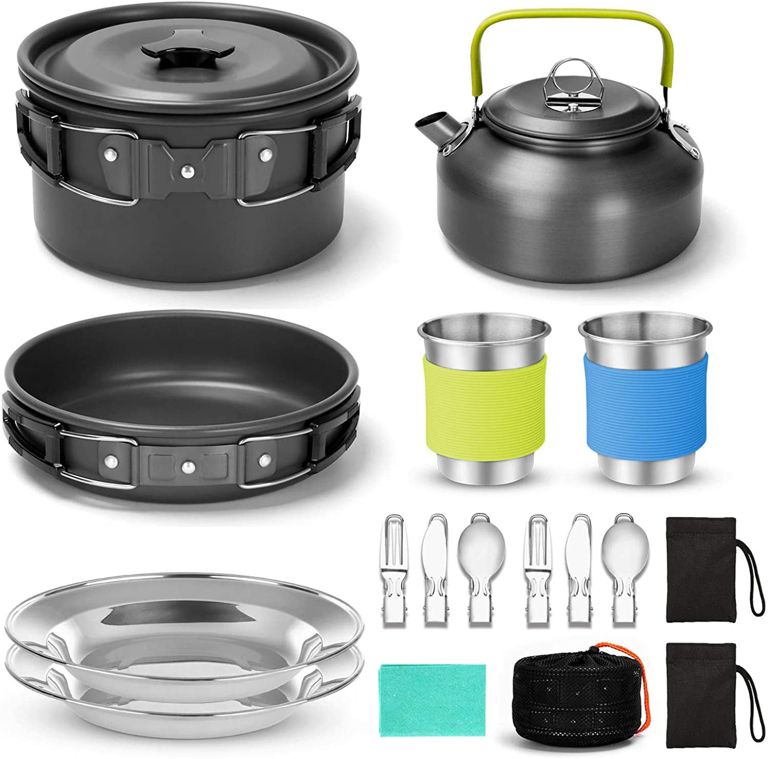 Outdoor Camping Teapot And Pot Set For Picnics