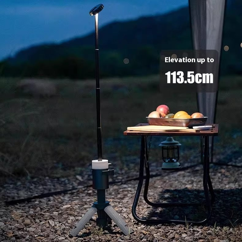 Portable Multi-Functional Camping Lantern With Retractable Aluminum Bracket