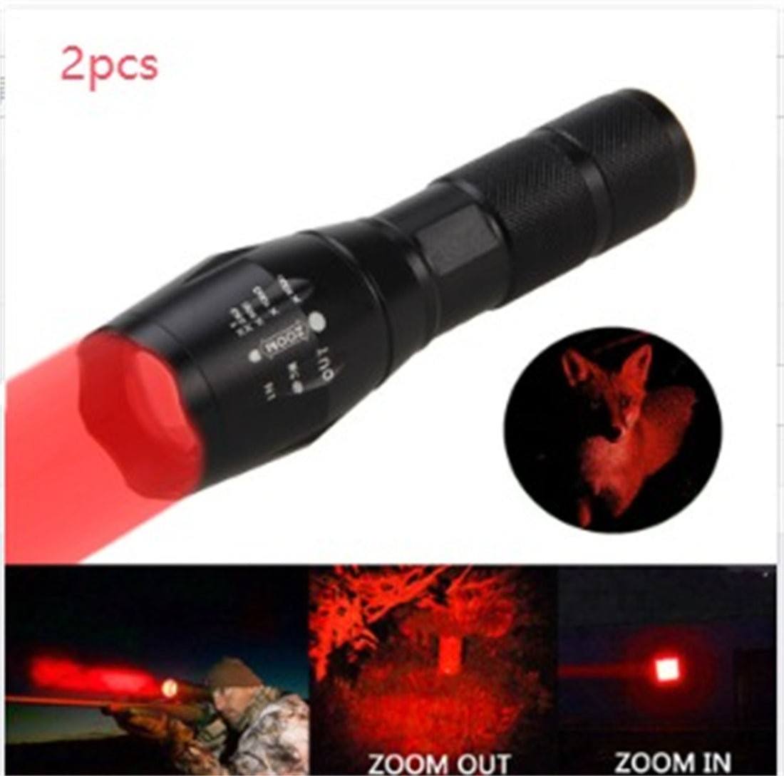 Portable Mini LED Flashlight Zoomable Torch for Hunting