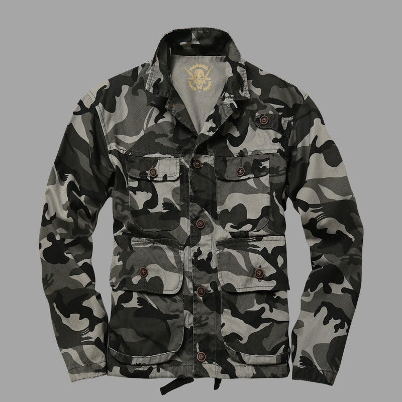 Men’s Camouflage Jacket For Outdoor And Casual Wear