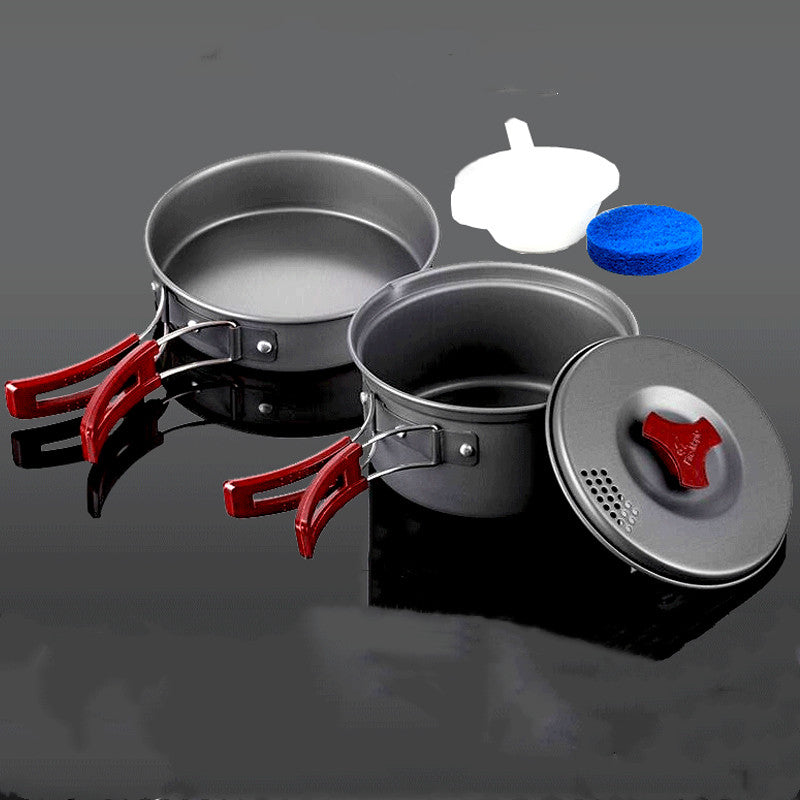 Camping Picnic Cookware Set Portable Pots And Pans