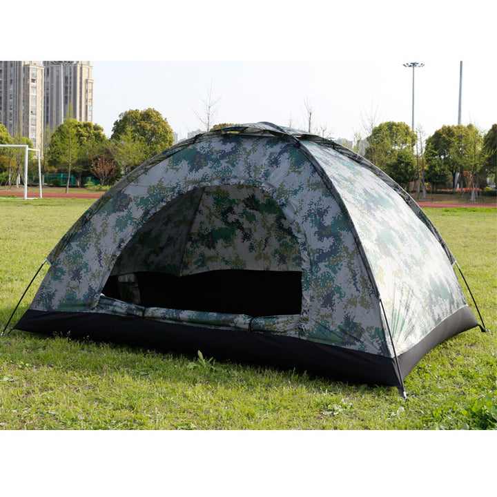 Outdoor Camouflage Tent 3-4 Person Mountaineering and Beach Camping