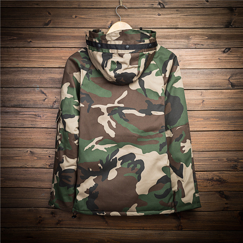 Men’s Winter Camouflage Cotton Jacket Warm Outdoor Coat