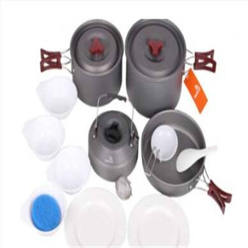 Camping Picnic Cookware Set Portable Pots And Pans