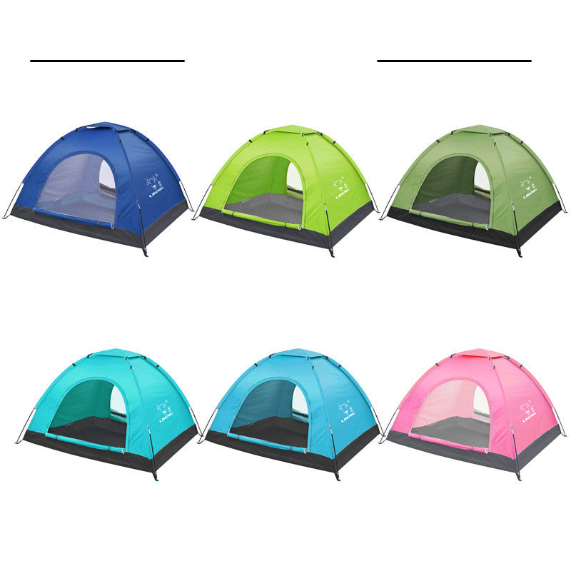 Single-Layer Outdoor Camping Tent for Beach and Travel