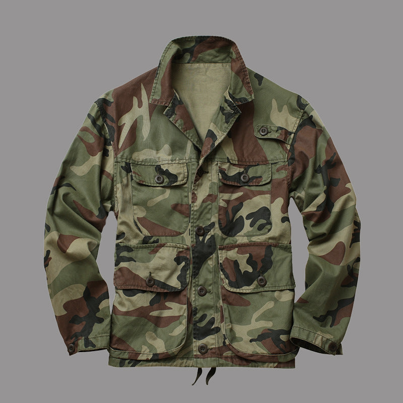 Men’s Camouflage Jacket For Outdoor And Casual Wear