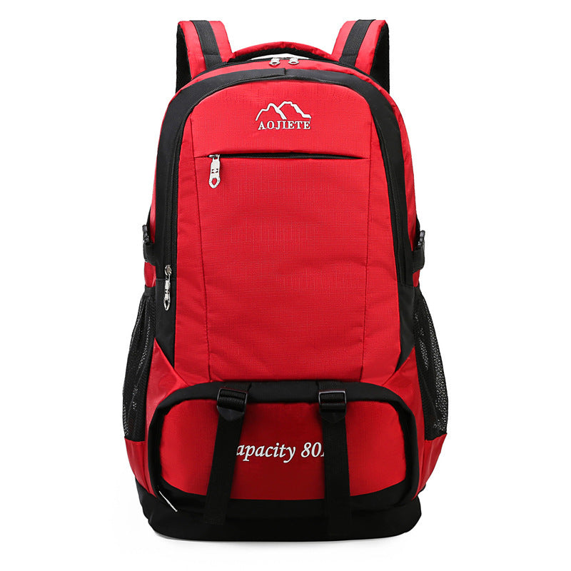 Men’s 60L Large Capacity Double Shoulder Backpack for Hiking