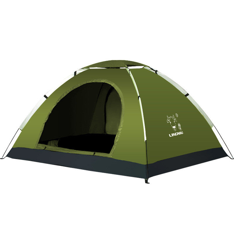 Single-Layer Outdoor Camping Tent for Beach and Travel