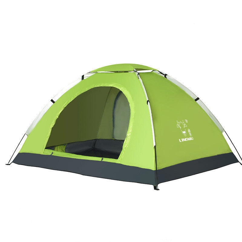 Single-Layer Outdoor Camping Tent for Beach and Travel