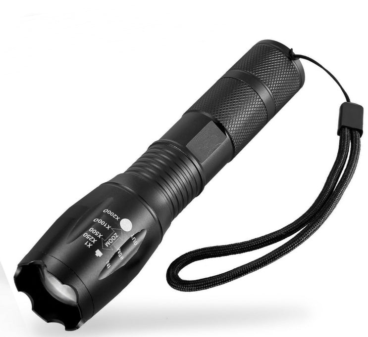 Portable Mini LED Flashlight Zoomable Torch for Hunting