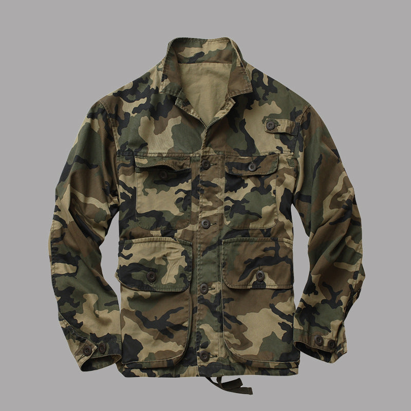 Men’s Camouflage Jacket For Outdoor And Casual Wear