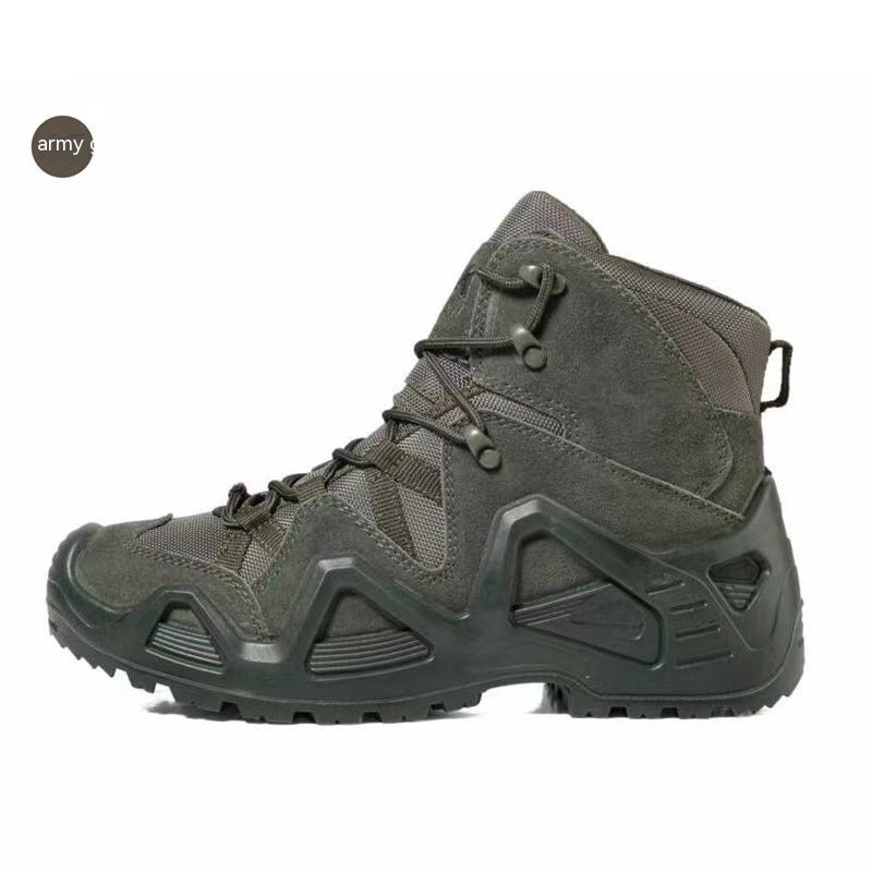 Mid-Top Tactical Hiking Shoes And Combat Boots For Outdoor Training