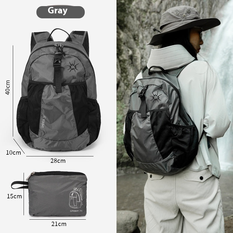 Portable Lightweight Mountaineering Backpack for Travel and Climbing