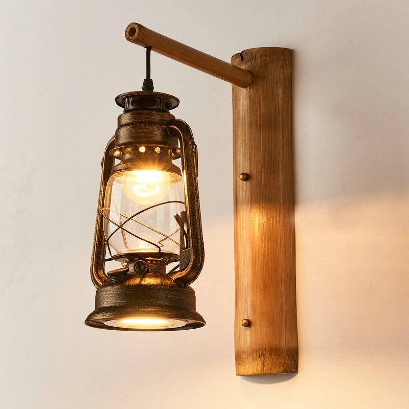 Retro Horse Lantern Wall Lamp For Home And Inn Decor