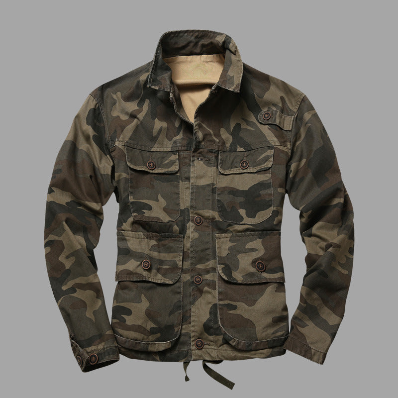 Men’s Camouflage Jacket For Outdoor And Casual Wear