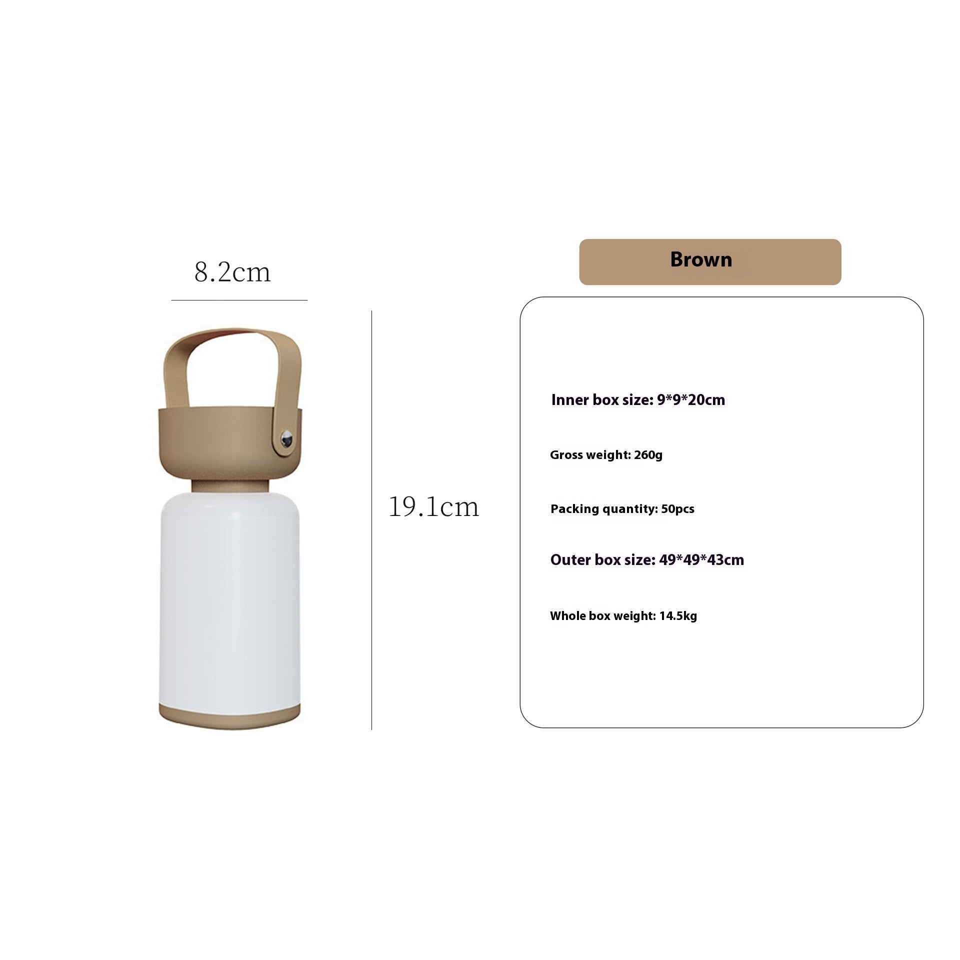 Portable Outdoor Camping Lantern USB Charging Waterproof LED Light