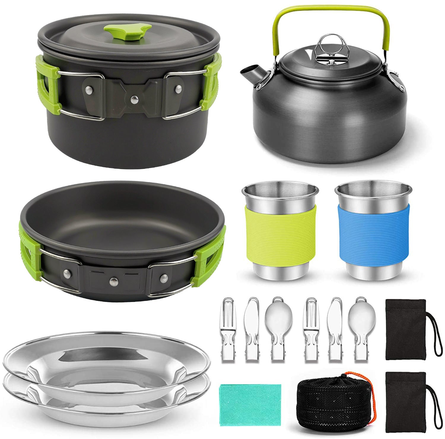 Outdoor Camping Teapot And Pot Set For Picnics