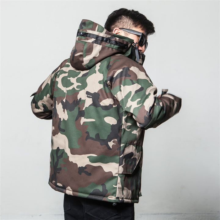 Men’s Winter Camouflage Cotton Jacket Warm Outdoor Coat