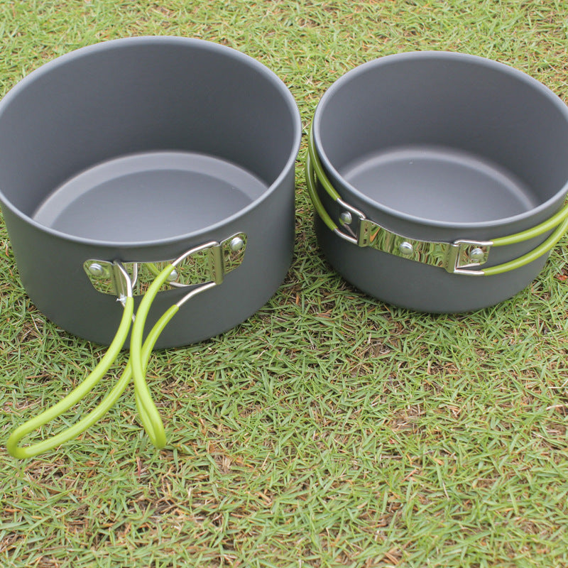 Outdoor Portable Non-Stick Cookware Set For 2-3 People