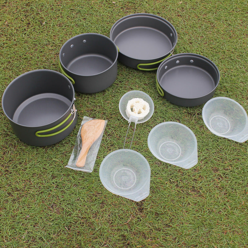 Outdoor Portable Non-Stick Cookware Set For 2-3 People
