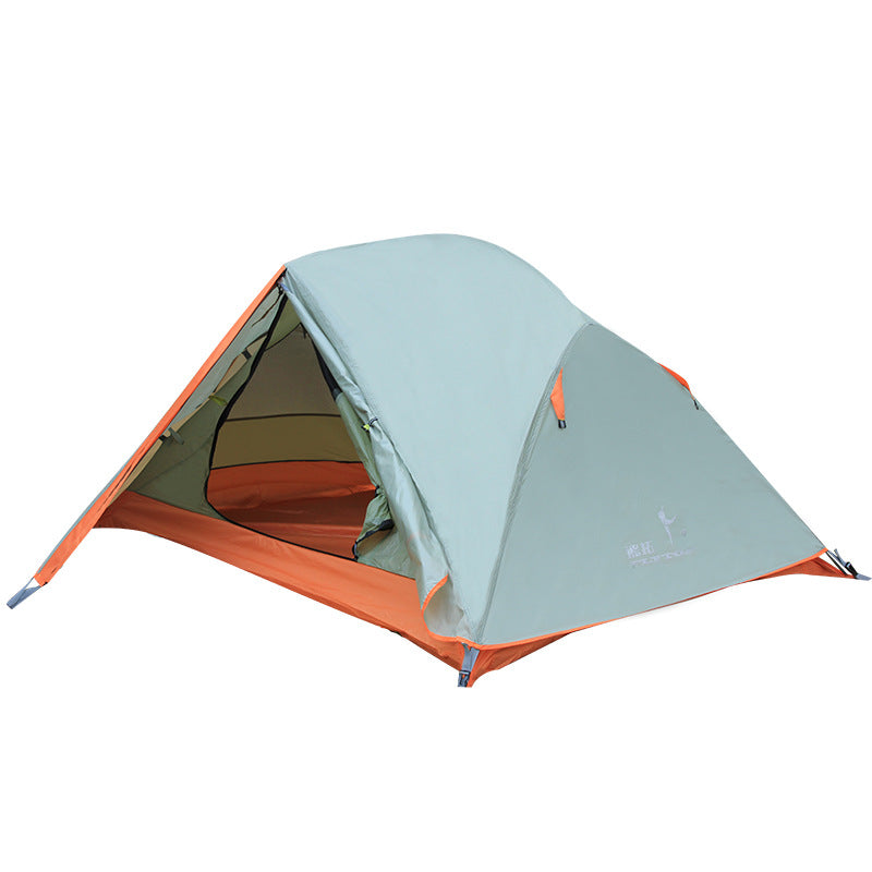 Outdoor Double Double Layer Aluminum Pole Tent