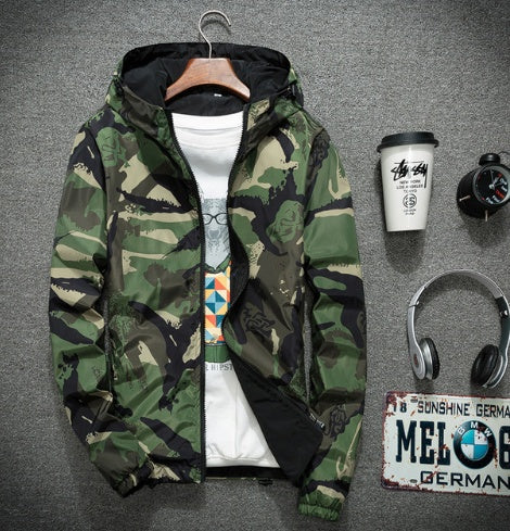 Men’s Camouflage Jacket Outdoor Military Style