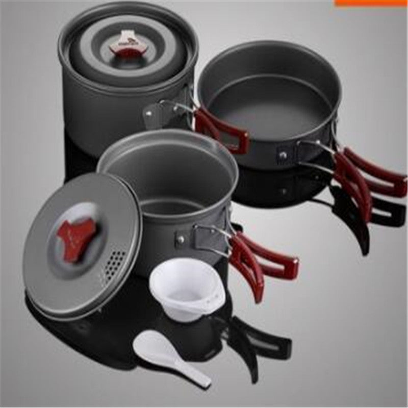 Camping Picnic Cookware Set Portable Pots And Pans