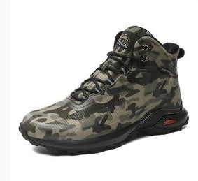 Men’s Large Size High-Top Hiking Shoes For Winter Outdoor