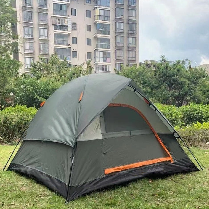 Waterproof Double-Layer Outdoor Camping Tent Rainproof Family Travel Shelter