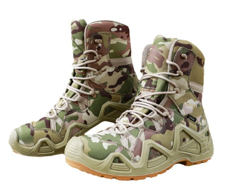 Mid-Top Tactical Hiking Shoes And Combat Boots For Outdoor Training