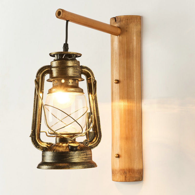 Retro Horse Lantern Wall Lamp For Home And Inn Decor