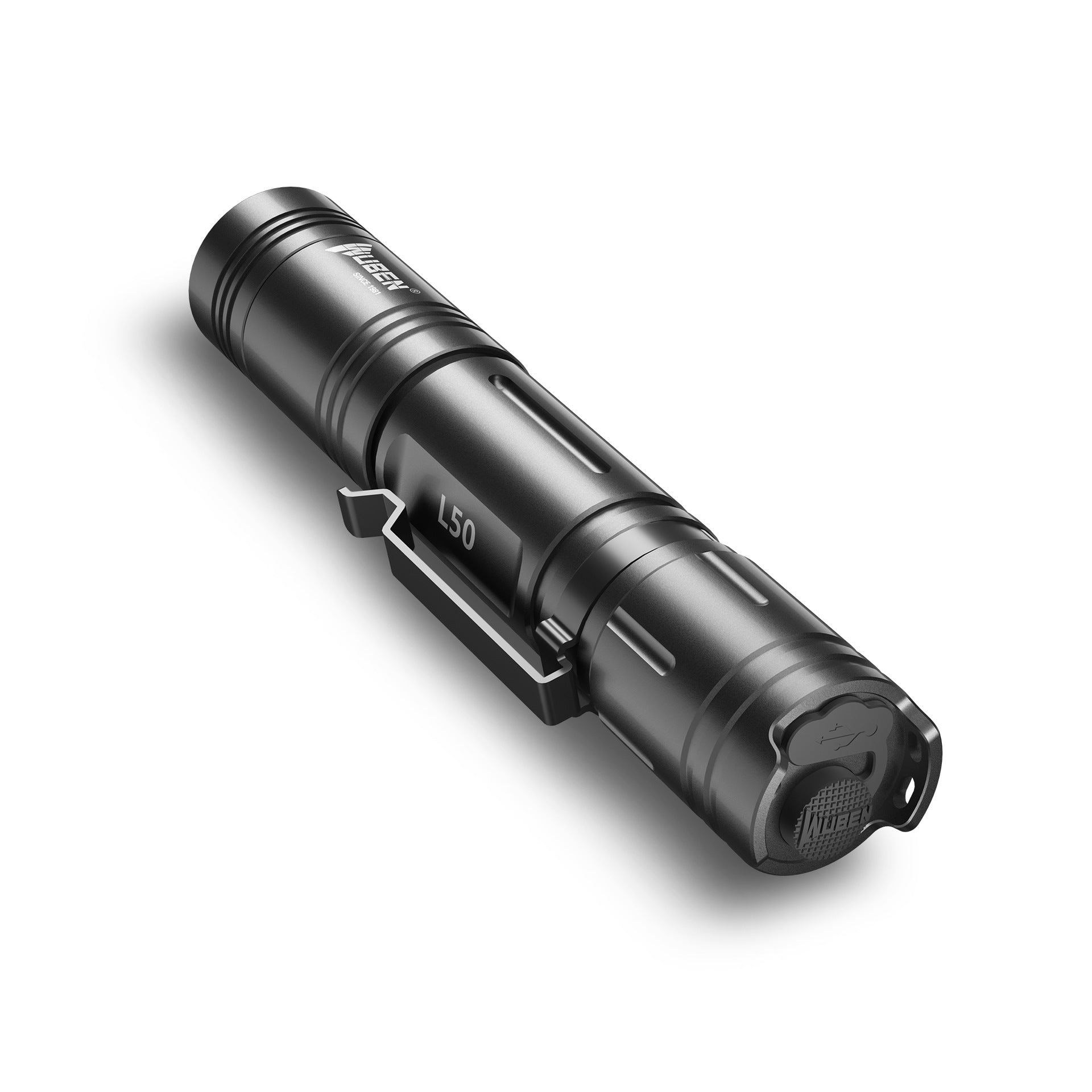 Outdoor Camping Home USB Rechargeable Glare Flashlight
