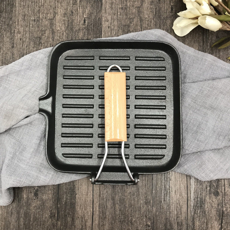 Camping Cast Iron Skillet And Folding Pan Set