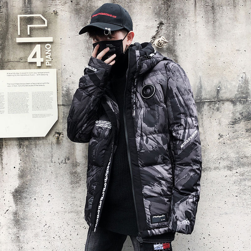 Men’s Camouflage Cotton Jacket For Winter Outdoor Wear