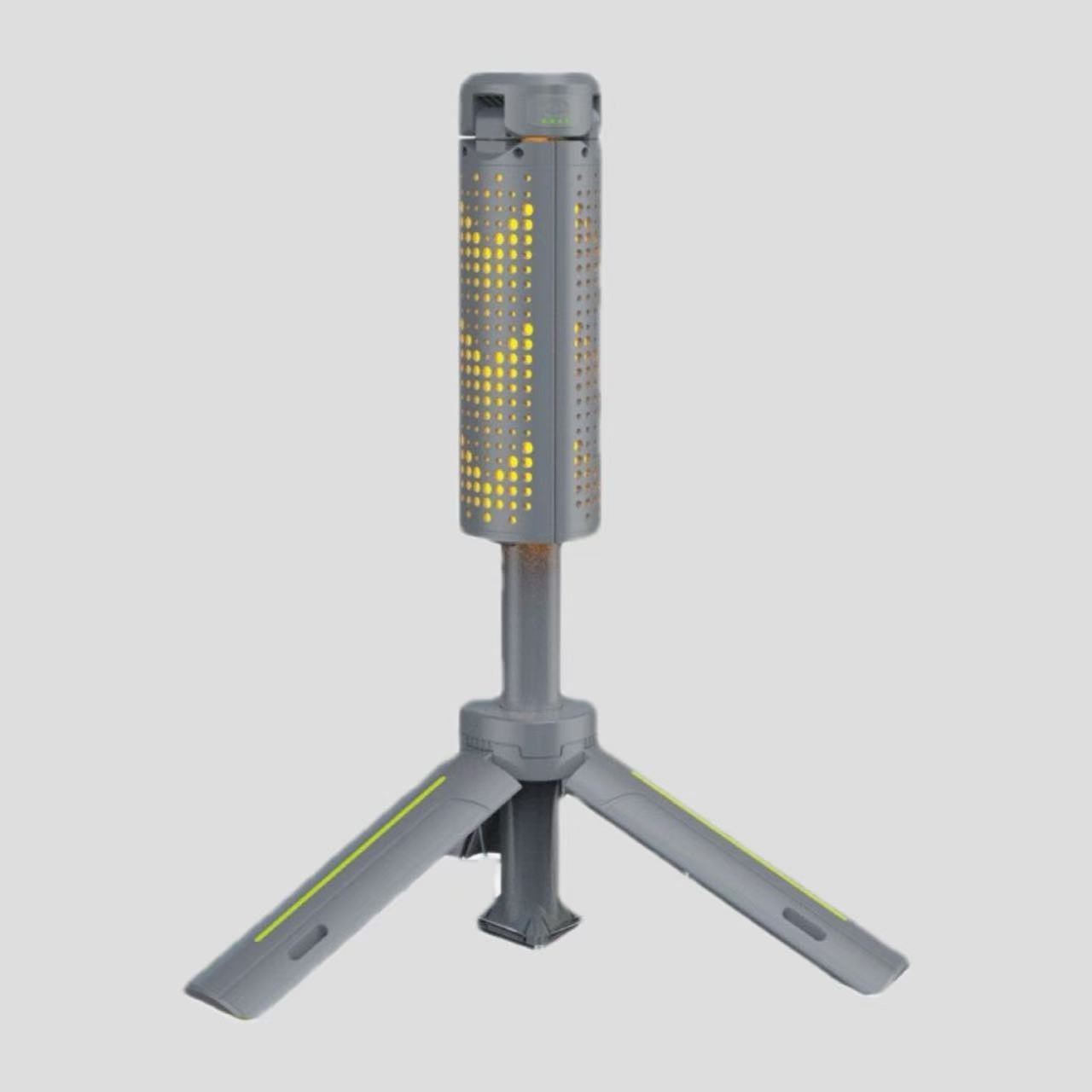 Multifunctional Rechargeable Camping Lantern With Three-Leaf Bracket
