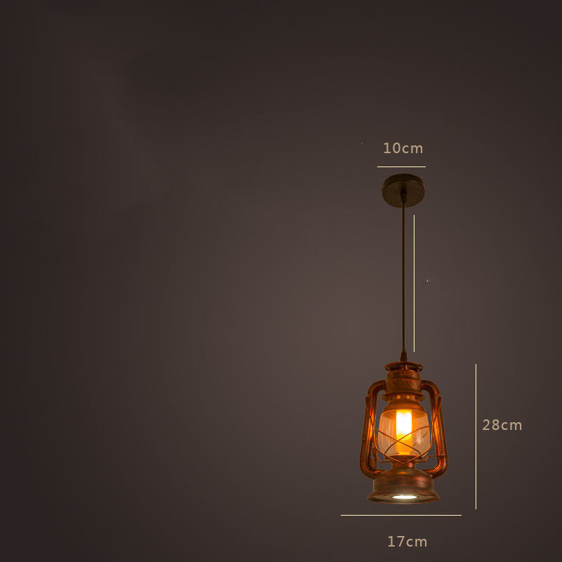 Retro Antique-Style Outdoor Horse Lantern Decorative Lamp