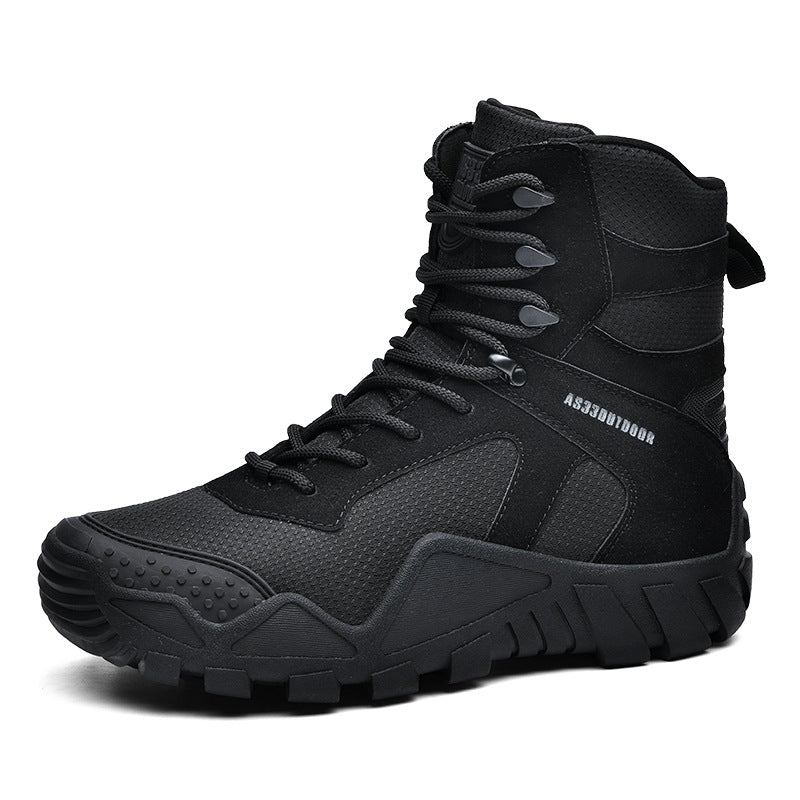 High-Top Tactical Outdoor Hiking Boots For Men
