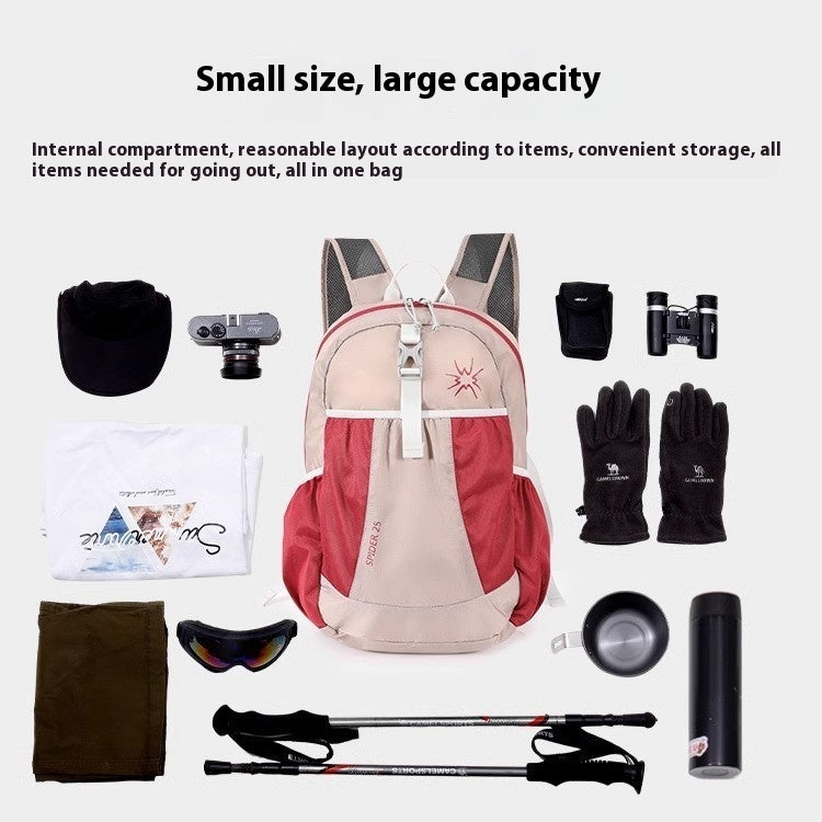Portable Lightweight Mountaineering Backpack for Travel and Climbing
