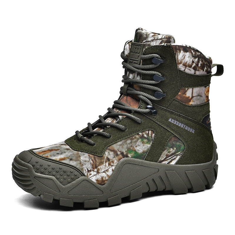 High-Top Tactical Outdoor Hiking Boots For Men