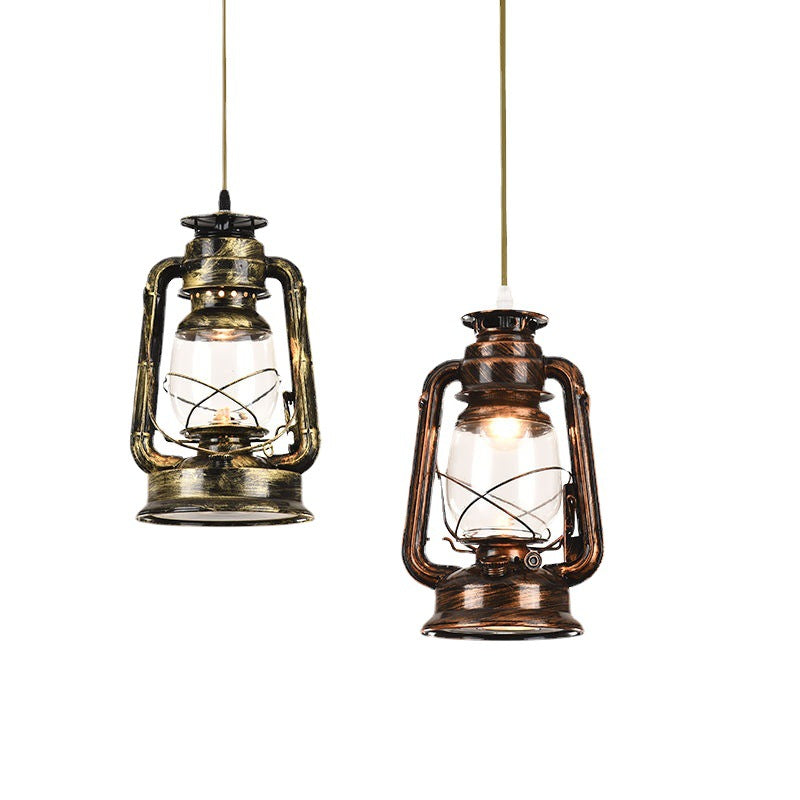 Retro Antique-Style Outdoor Horse Lantern Decorative Lamp