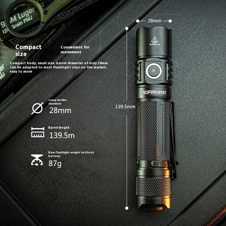 Flashlight Strong Light Long Shot Outdoor Camping Equipment