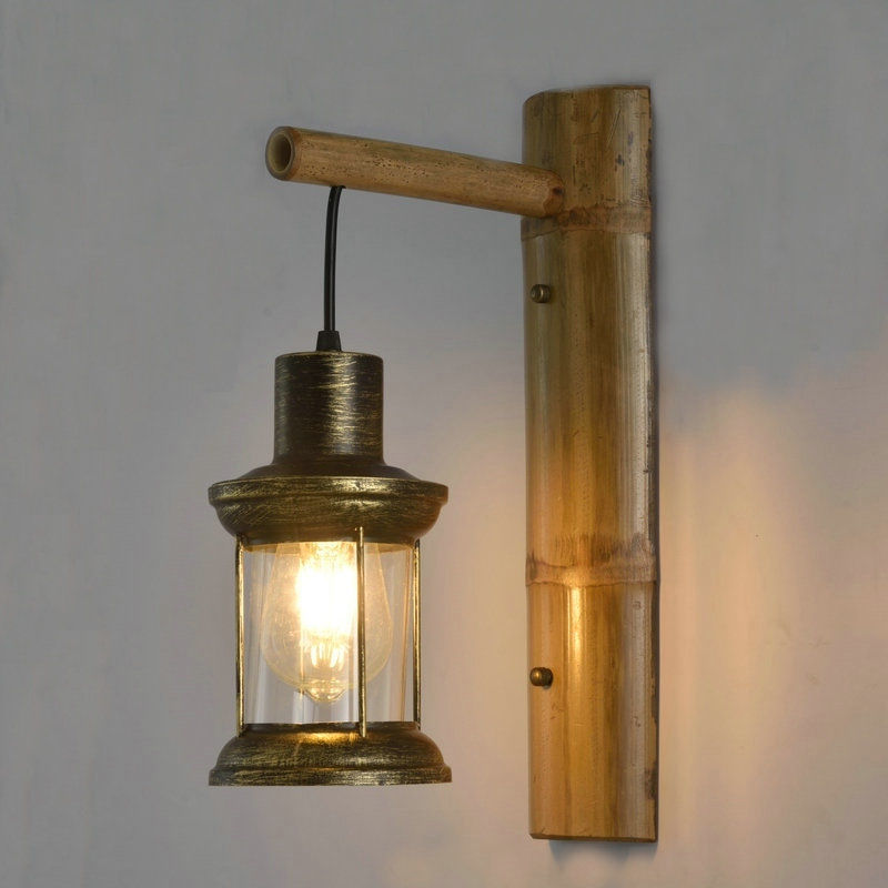 Retro Horse Lantern Wall Lamp For Home And Inn Decor