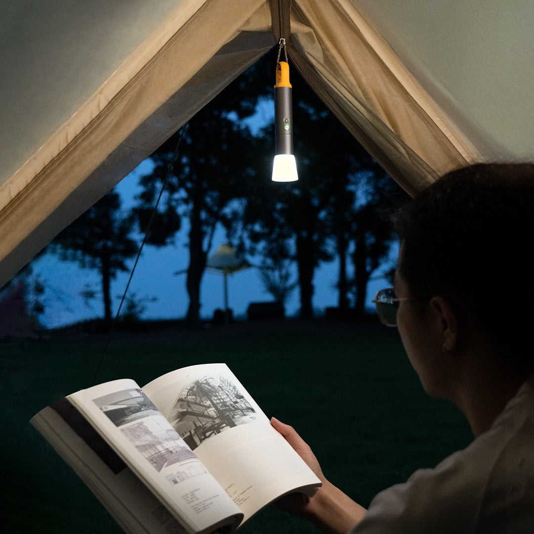 Bright Lumen Flashlight Stepless Zoom Long-Lasting Battery Outdoor Use