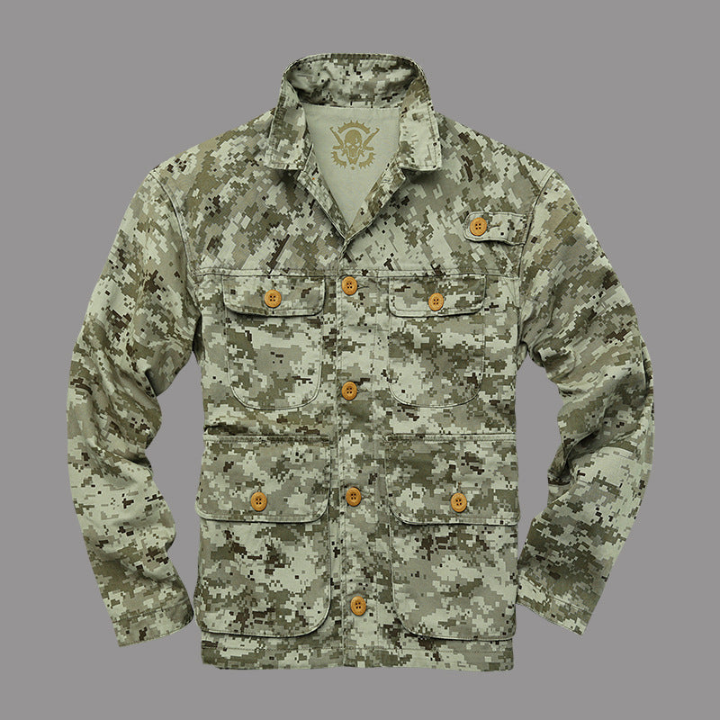 Men’s Camouflage Jacket For Outdoor And Casual Wear