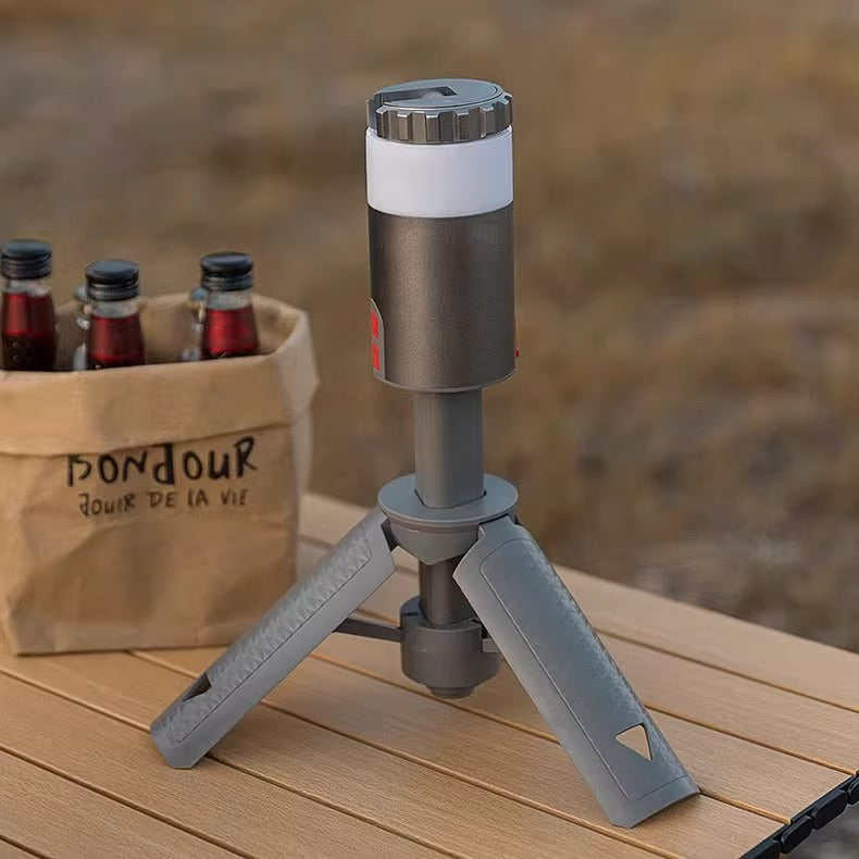 Portable Multi-Functional Camping Lantern With Retractable Aluminum Bracket