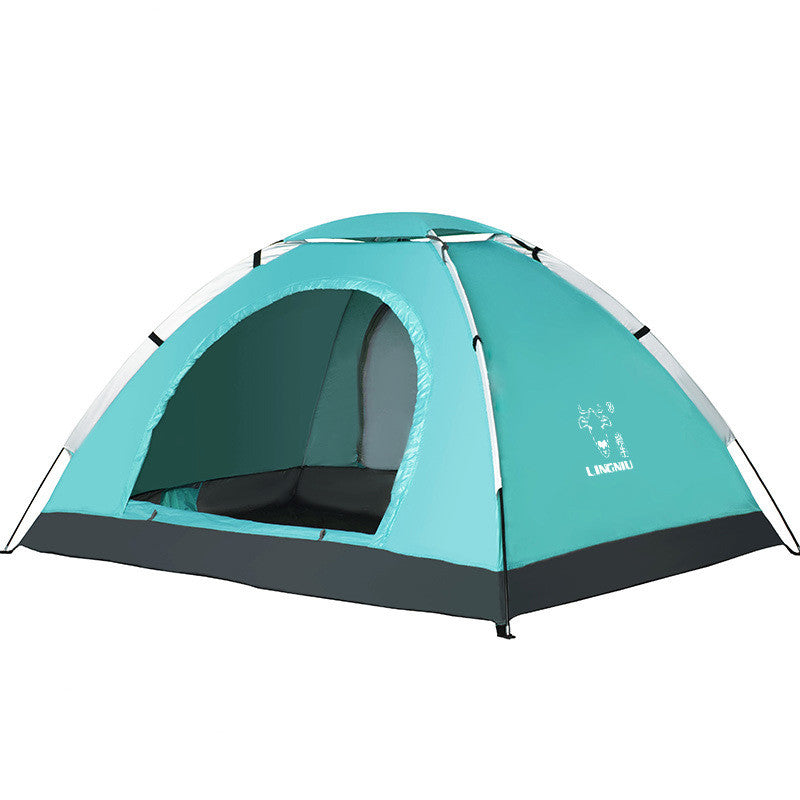 Single-Layer Outdoor Camping Tent for Beach and Travel